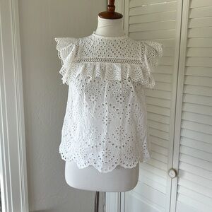 Eyelet top